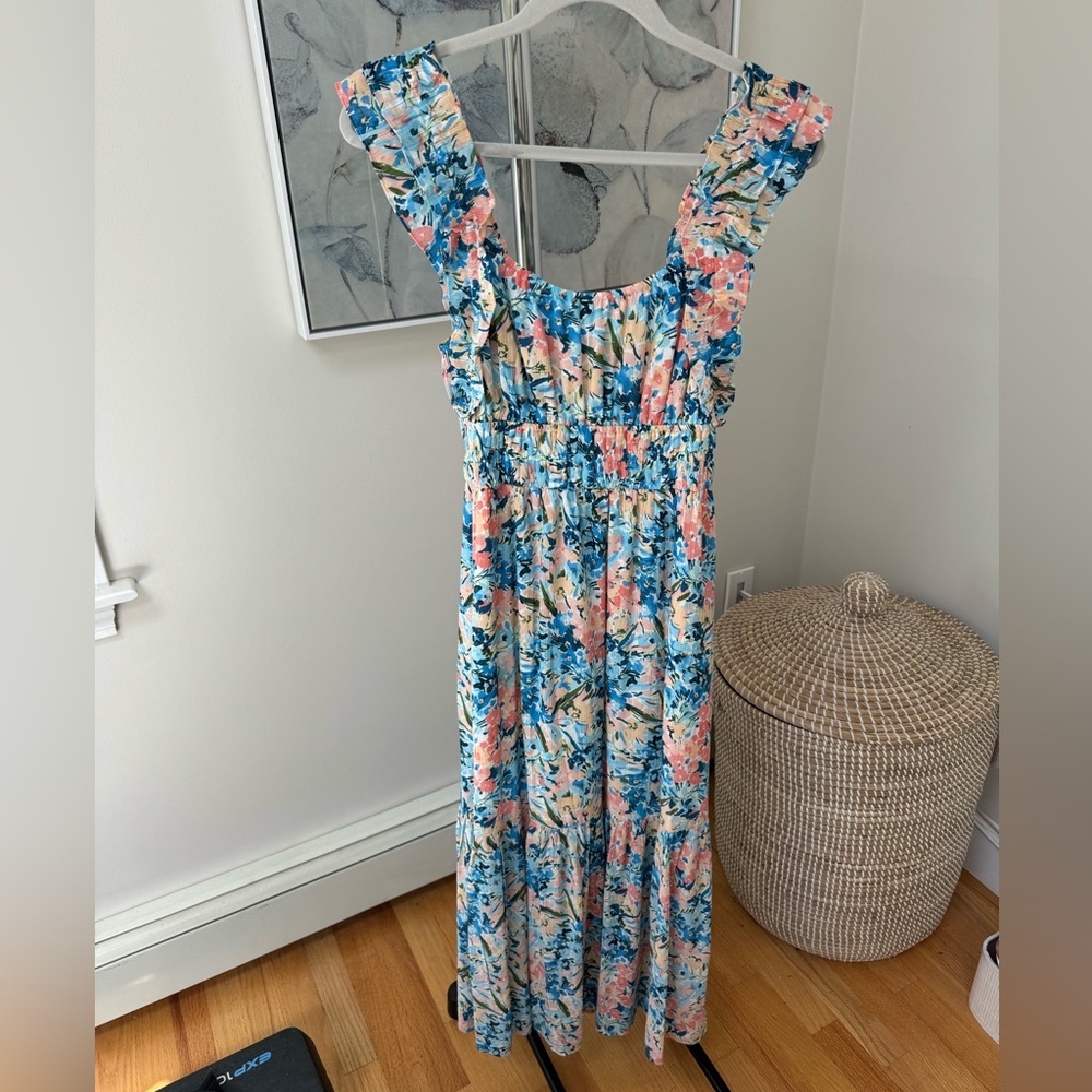 Abercrombie & Fitch Floral Textured Maxi, size small